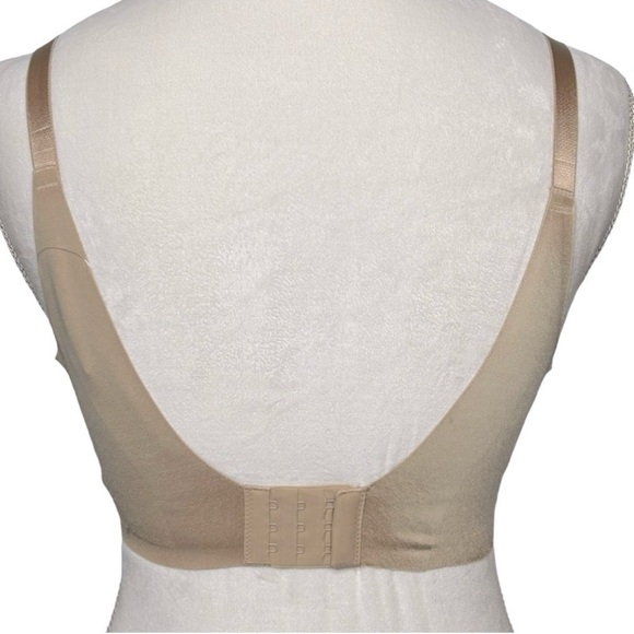 SOMA Bra Vanishing back Full cover Underwire Hook n eye closure Tan 34DDDD/34G - Picture 4 of 11